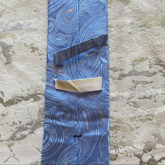 Michael Kors 100% Silk Paisley Tie - Picture 11 of 11